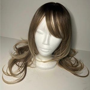Women’s Ombré Brown and Platinum Wig New